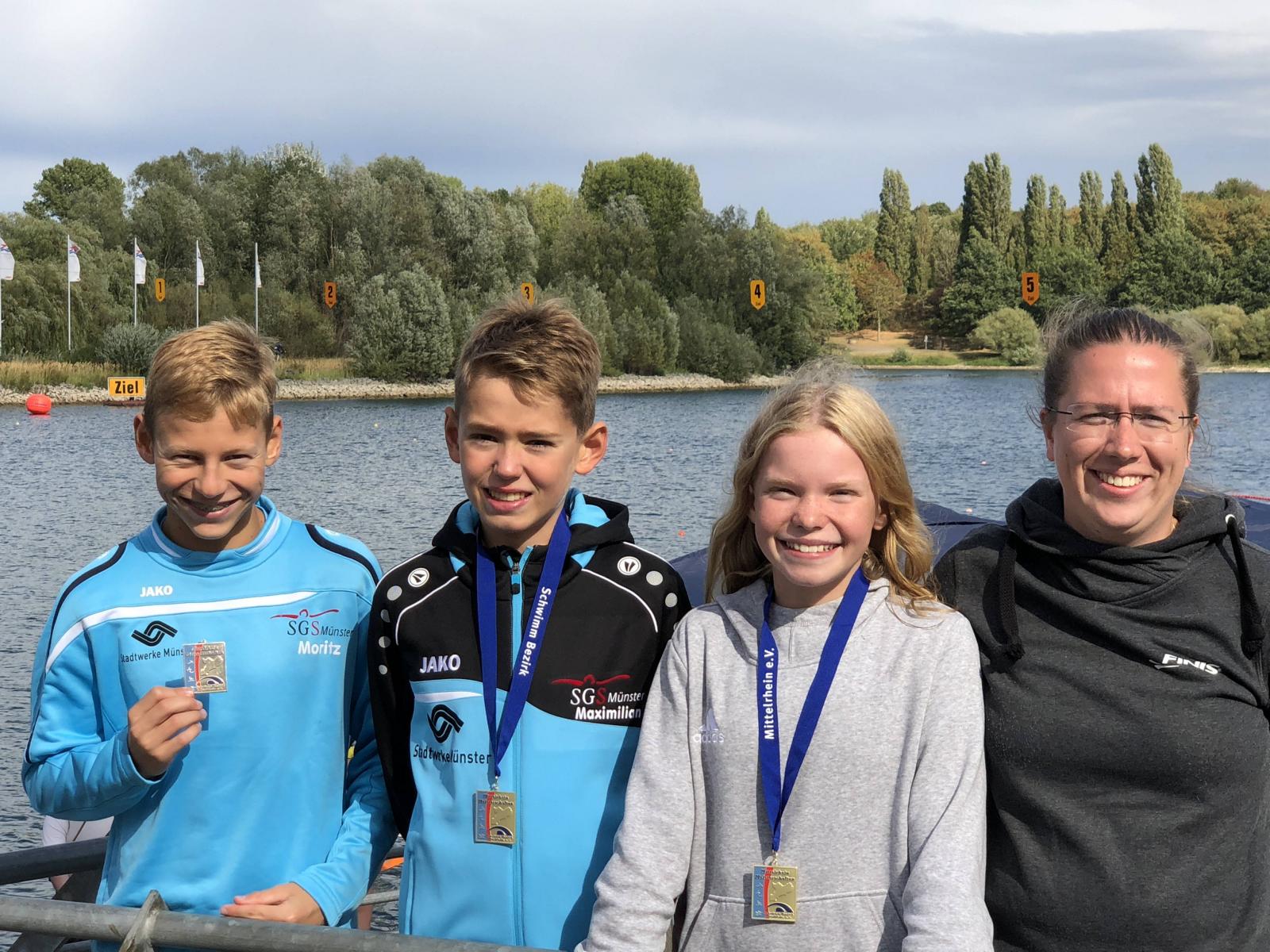 Jolina Widders und Maximilian Kassenbrock gewinnen GOLD-Medaille auf 2.500m, BRONZE Medaille an Moritz Brinkmann