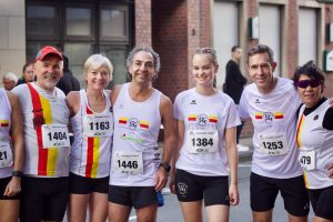 Gruppenbild: Laufsportfreunde Münster beim Coesfelder Citylauf
