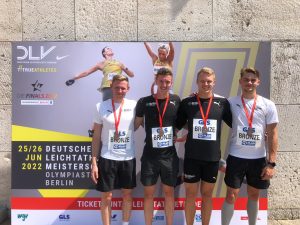 Gruppenbild: Athleten der LG Brillux in Dortmund