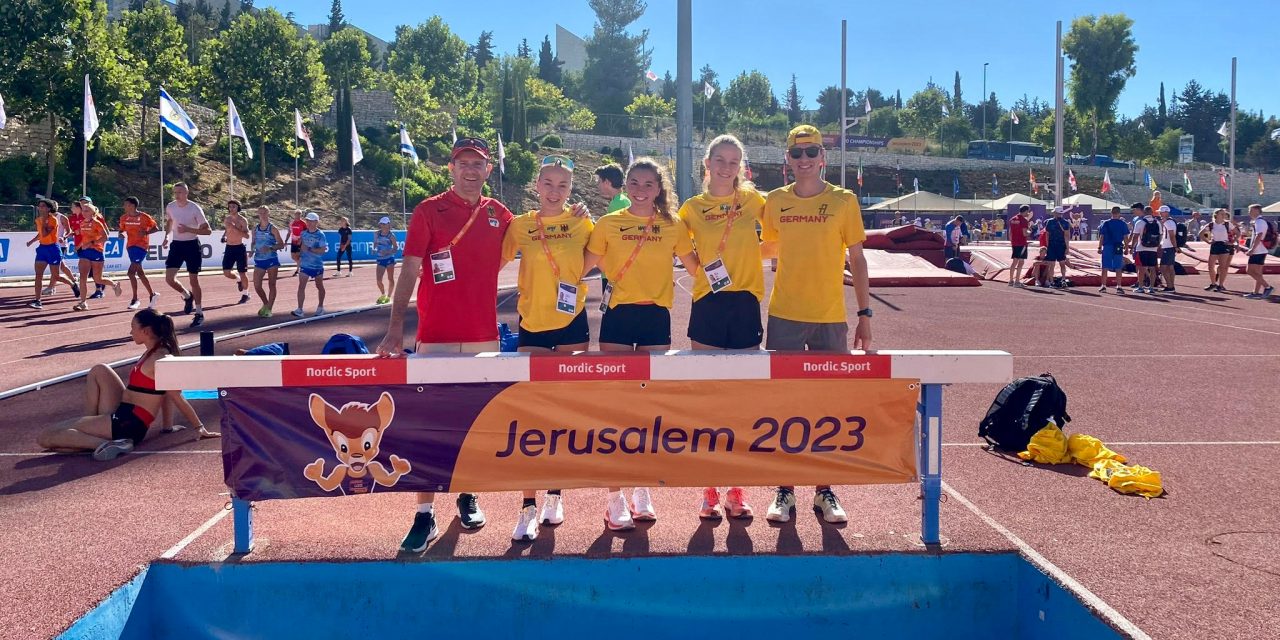 Trio der LG Brillux Münster erlebt eindrucksvolle U20-Europameisterschaften in Jerusalem