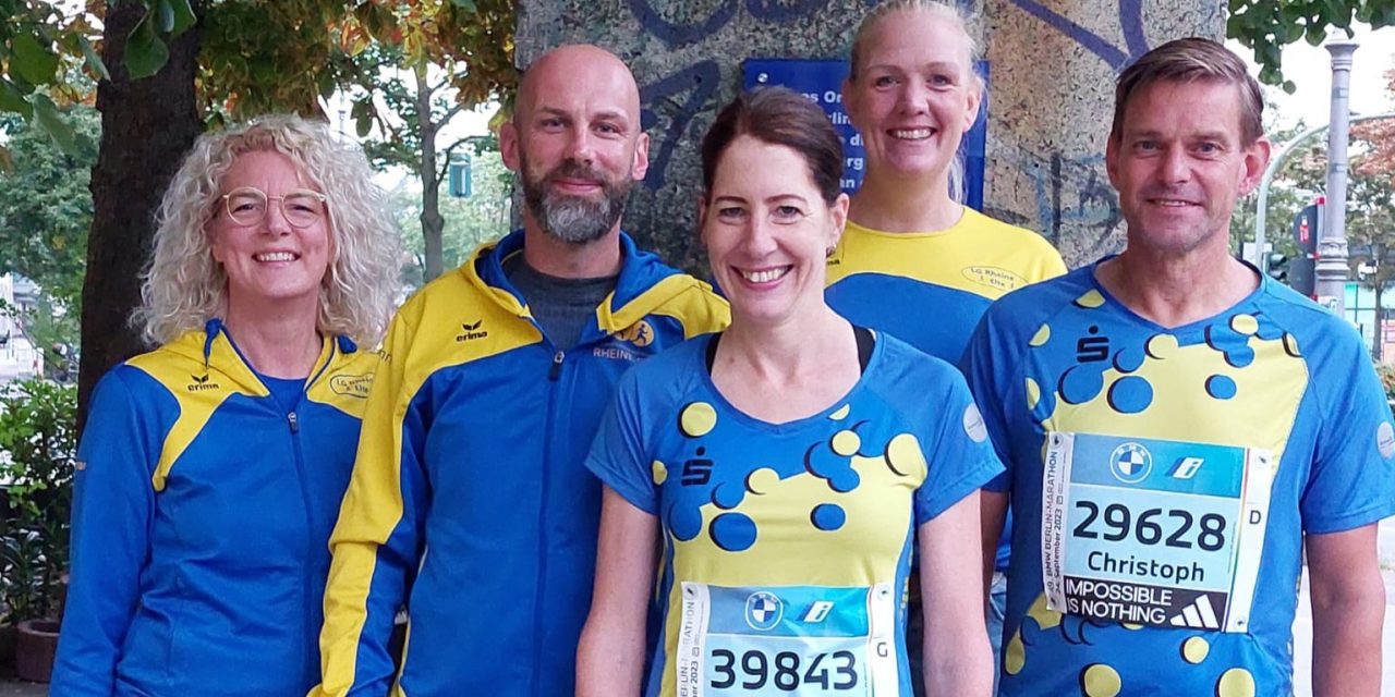 Trio der LG Rheine-Elte überzeugt beim Berlin Marathon   