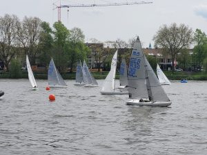 Münsterpokal: Boote auf dem Aasee