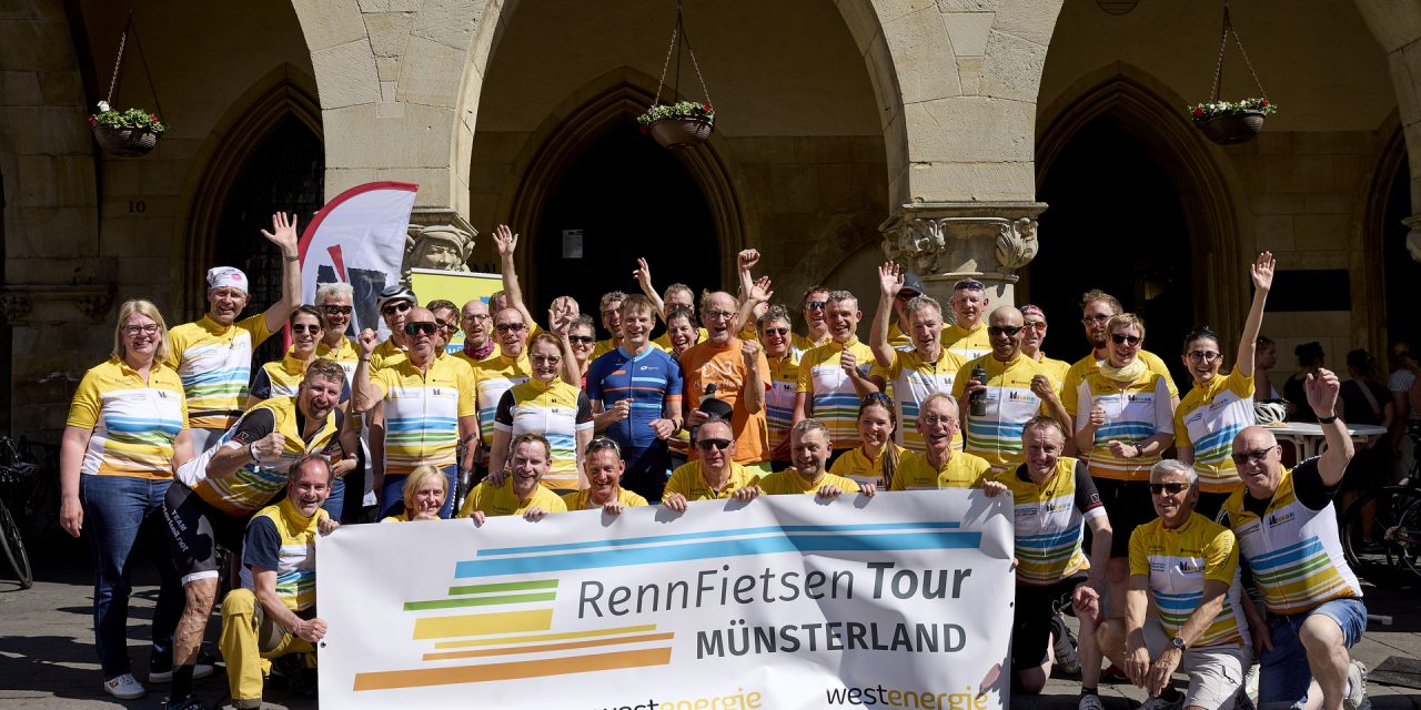 Rennfietsen-Tour Münsterland: 33.000 Euro für Kinder in Not