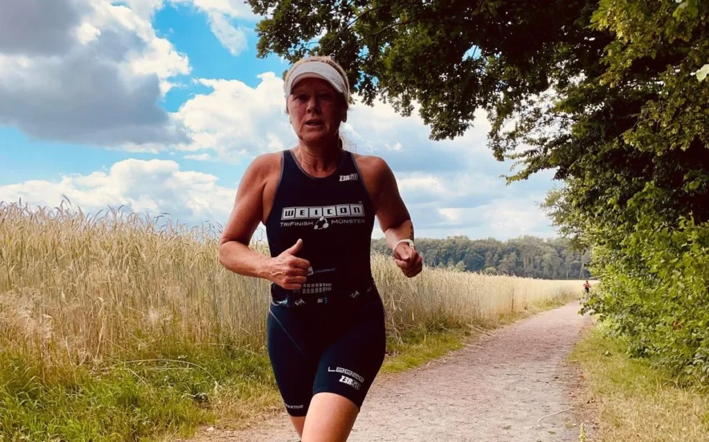 Petra Stöppler von Marathon Steinfurt auf 3. Platz