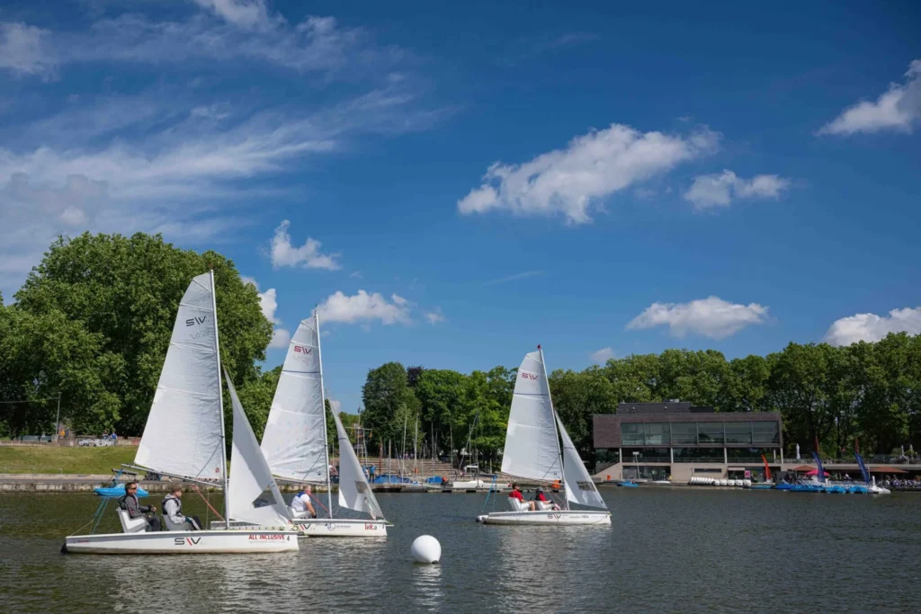Special Olympics Ausscheidungsregatta beim Segel-Club Münster auf dem Aasee