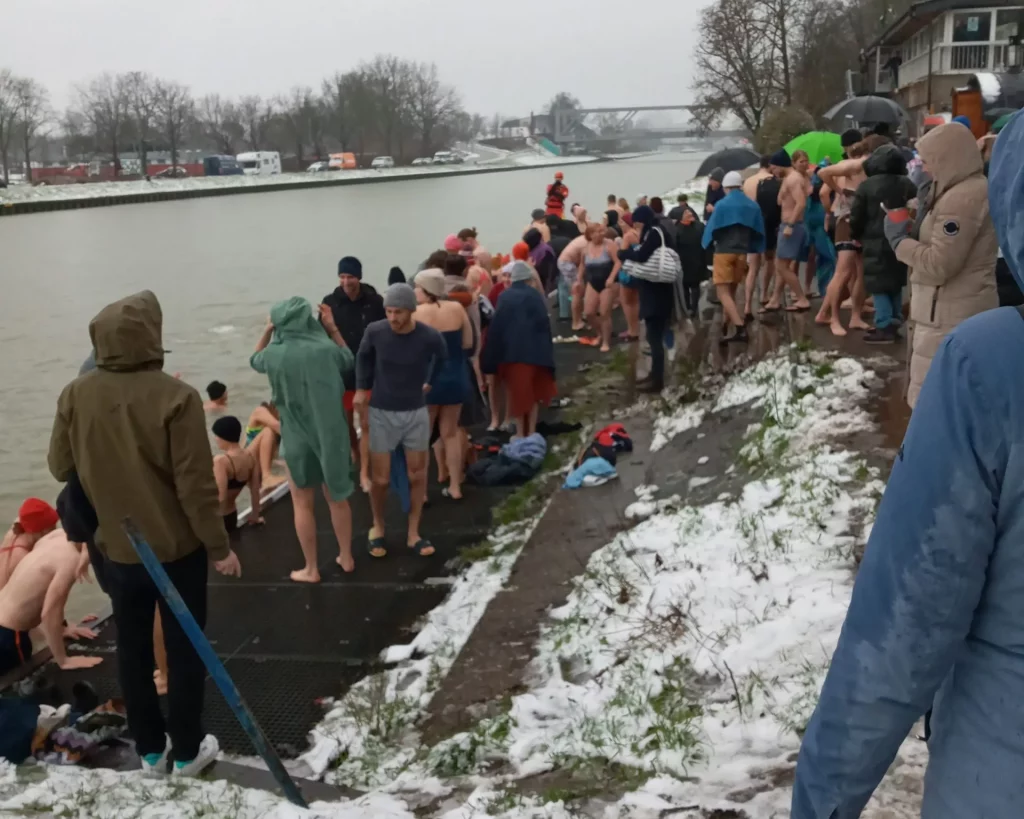 Eisbademeisters Münster mit Teilnehmerrekord