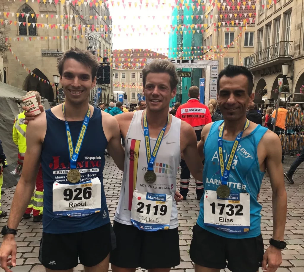 Dritter in der Wertung der schnellsten Deutschen wurde David mit 2:28:19