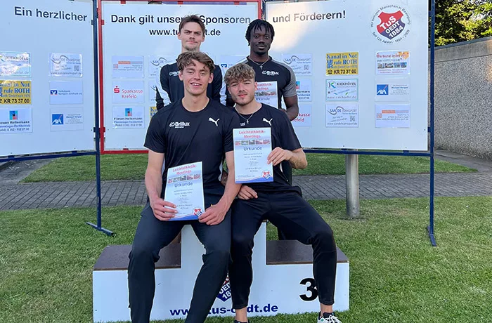 20,95 Sekunden: Leonard Horstmann läuft 200 Meter-Kreisrekord