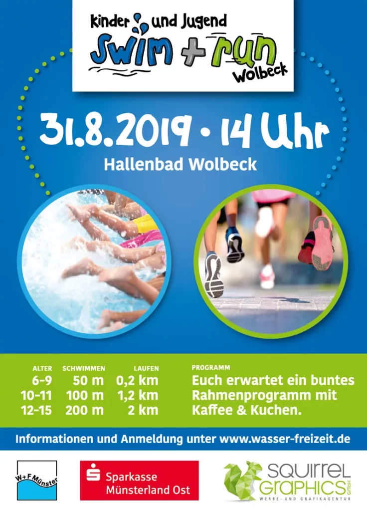 Kinder- und Jugend Swim&Run am 31.08.