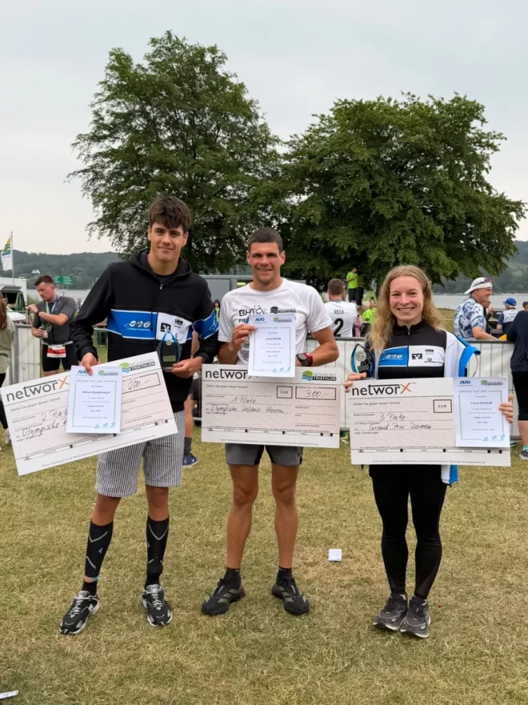 Erfolgreiche Vereinsmeisterschaften des TriTeam Steinfurt beim BHTC Möhnesee-Triathlon 2026