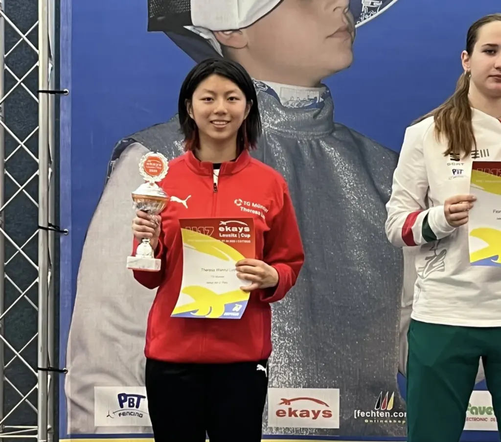 Theresa Wanrui Luo holt Silber beim Lausitz Cup